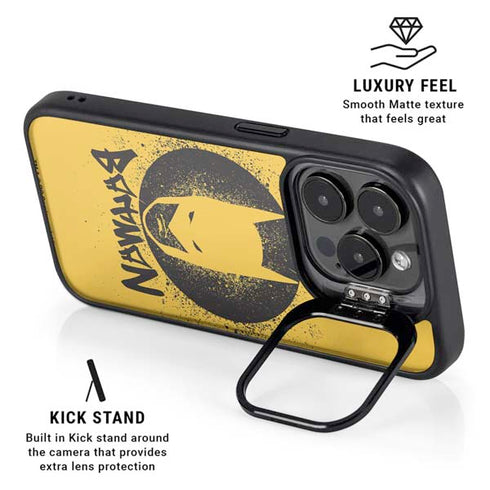 DC Comics Batman Graffiti Art iPhone 16 Pro Kickstand Case
